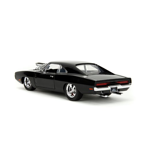 Hollywood Rides Fast and the Furious Dodge Charger R/T 1:24 Scale Die-Cast Metal Vehicle with Dom Fi