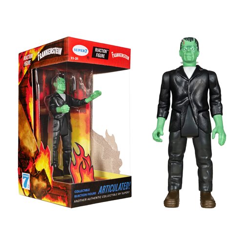 Universal Monsters Frankenstein (Fire Box) 3 3/4-Inch ReAction Figure