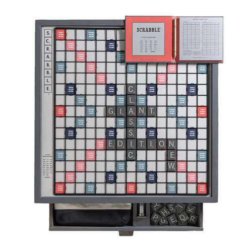 Scrabble Giant Deluxe Designer Edition Game