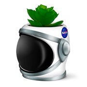 NASA Helmet with Solar System Ceramic Planter