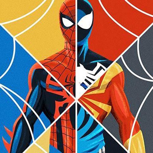 Web of Spider-Man by Danny Haas Lithograph Art Print