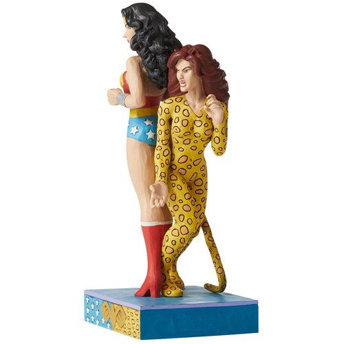 DC Comics Wonder Woman and Cheetah Statue by Jim Shore