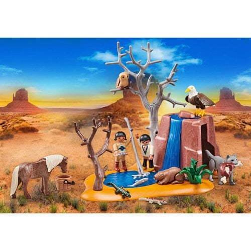 Playmobil 1024 Western Children with Waterfall