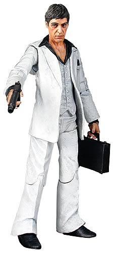 Scarface Realistic-Style White Suit Action Figure