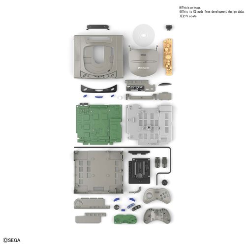 Sega Saturn Best Hit Chronicle 2:5 Scale Model Kit