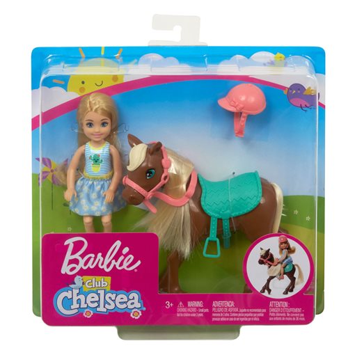 Barbie Club Chelsea Doll and Pony Set