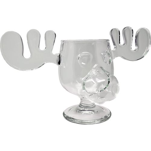 Christmas Vacation Moose 8 oz. Sculpted Glass