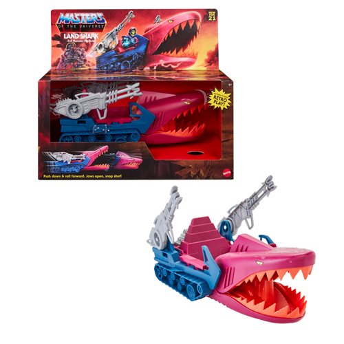 Masters of the Universe Land Shark Vehicle, Not Mint