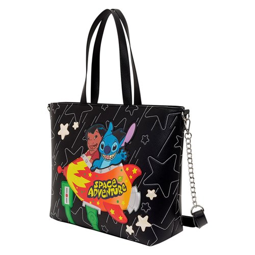 Lilo & Stitch Space Adventure Glow-in-the-Dark Tote Crossbody Bag