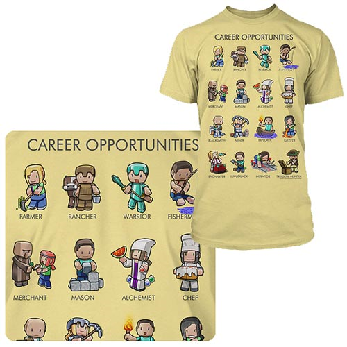 Minecraft Career Opportunities Premium T-Shirt