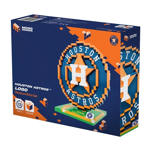 Houston Astros Logo Building Block Model