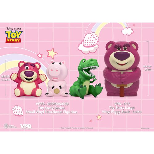 Toy Story Lotso VPBS-008 Small Vinyl Piggy Bank