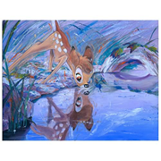 Disney Bambi Reflection Canvas Giclee Print
