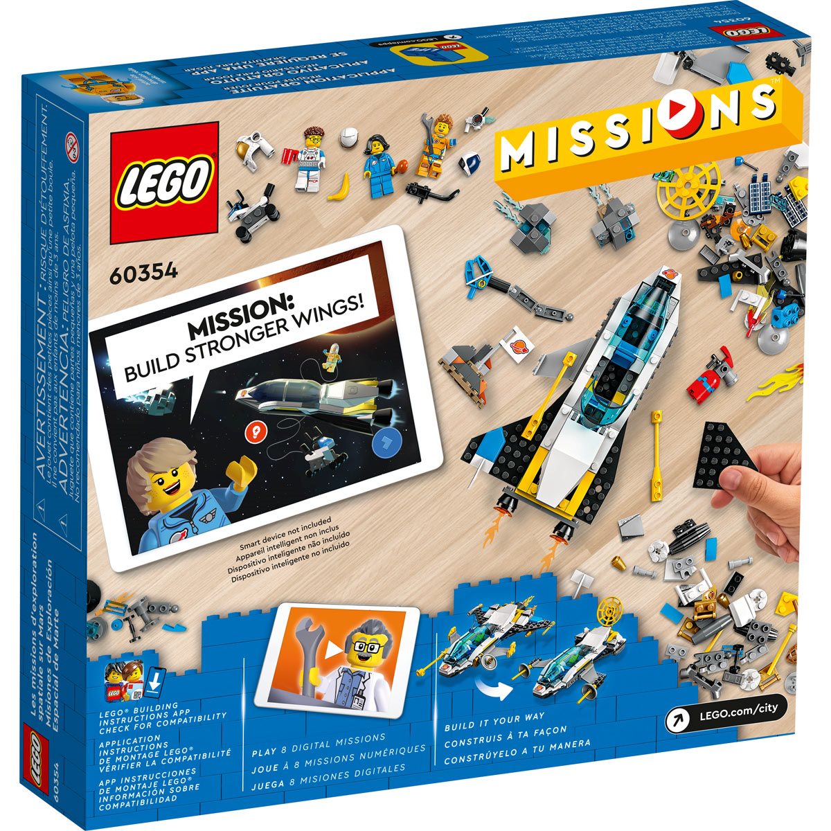 pianist Mentalt konsonant LEGO 60354 City Mars Spacecraft Exploration Missions