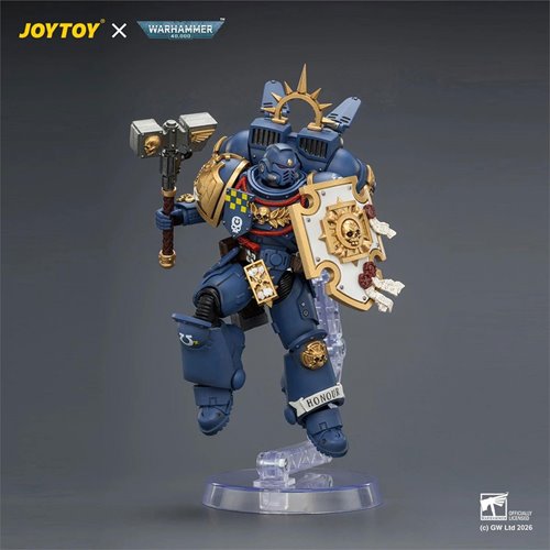 Joy Toy Warhammer 40,000 Ultramarines Captain with Jump Pack and Relic Shield 1:18 Scale Action Figu