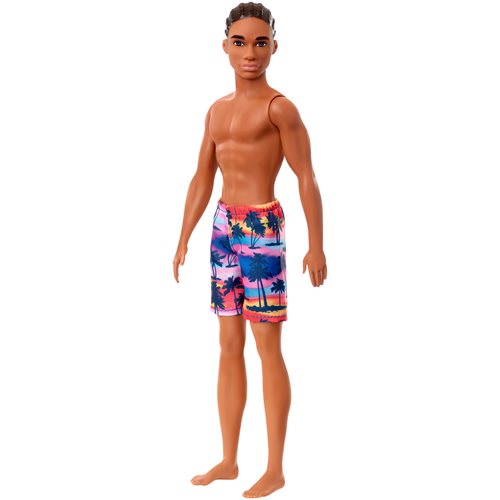 Barbie Ken Beach Doll with Sunset Shorts
