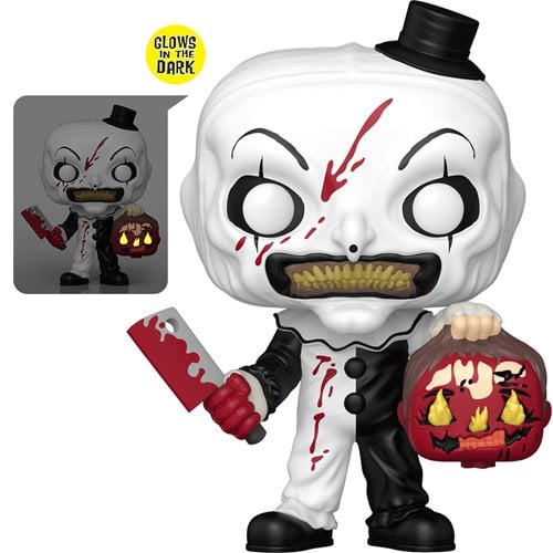 Terrifier Art with Steves Head Glow-in-the-Dark Funko Pop! Vinyl Figure #2169