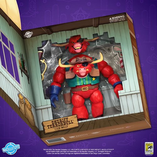 Wild West C.O.W.-Boys of Moo Mesa Sheriff Terrorbull in the Sheriff's Office Action Figure - SDCC 20