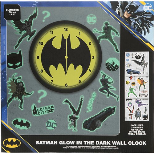 Batman Glow In The Dark Wall Clock
