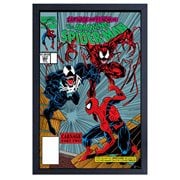 Spider-Man Venom Carnage Comic Cover Framed Art Print