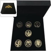 Power Rangers Power Coins 24K Gold-Plated Pin Set