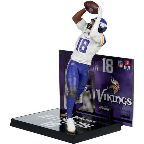 NFL SportsPicks Minnesota Vikings Justin Jefferson 7-Inch Posed Figure
