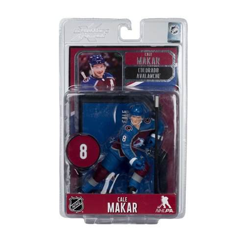 NHL SportsPicks Colorado Avalanche Cale Makar 7-Inch Posed Figure