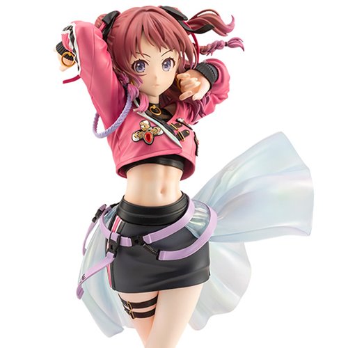 The Idolmaster Gakuen Saki Hanami Fighting My Way 1:7 Scale Statue