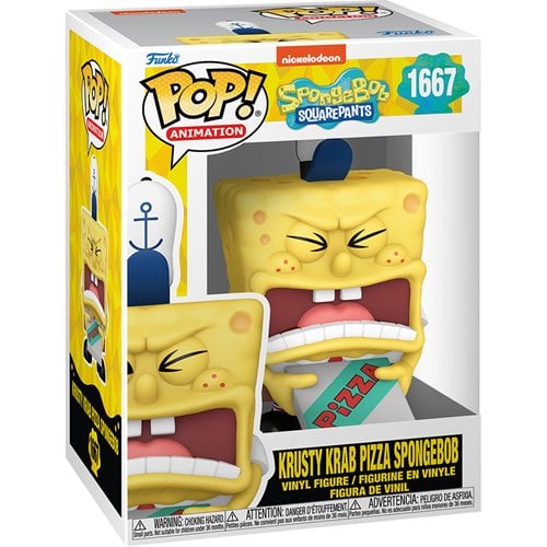 SpongeBob SquarePants 25th Anniversary SpongeBob with Pizza Funko Pop! Vinyl Figure