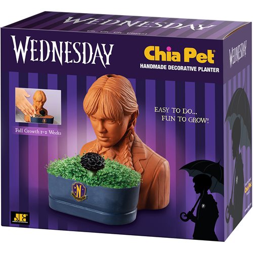 Wednesday Addams Chia Pet