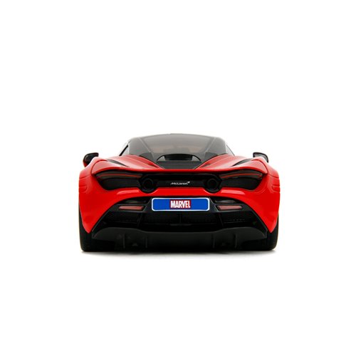 Hollywood Rides Marvel Spider-Man McLaren 720S 1:24 Scale Die-Cast Metal Vehicle with Spider-Man Fig