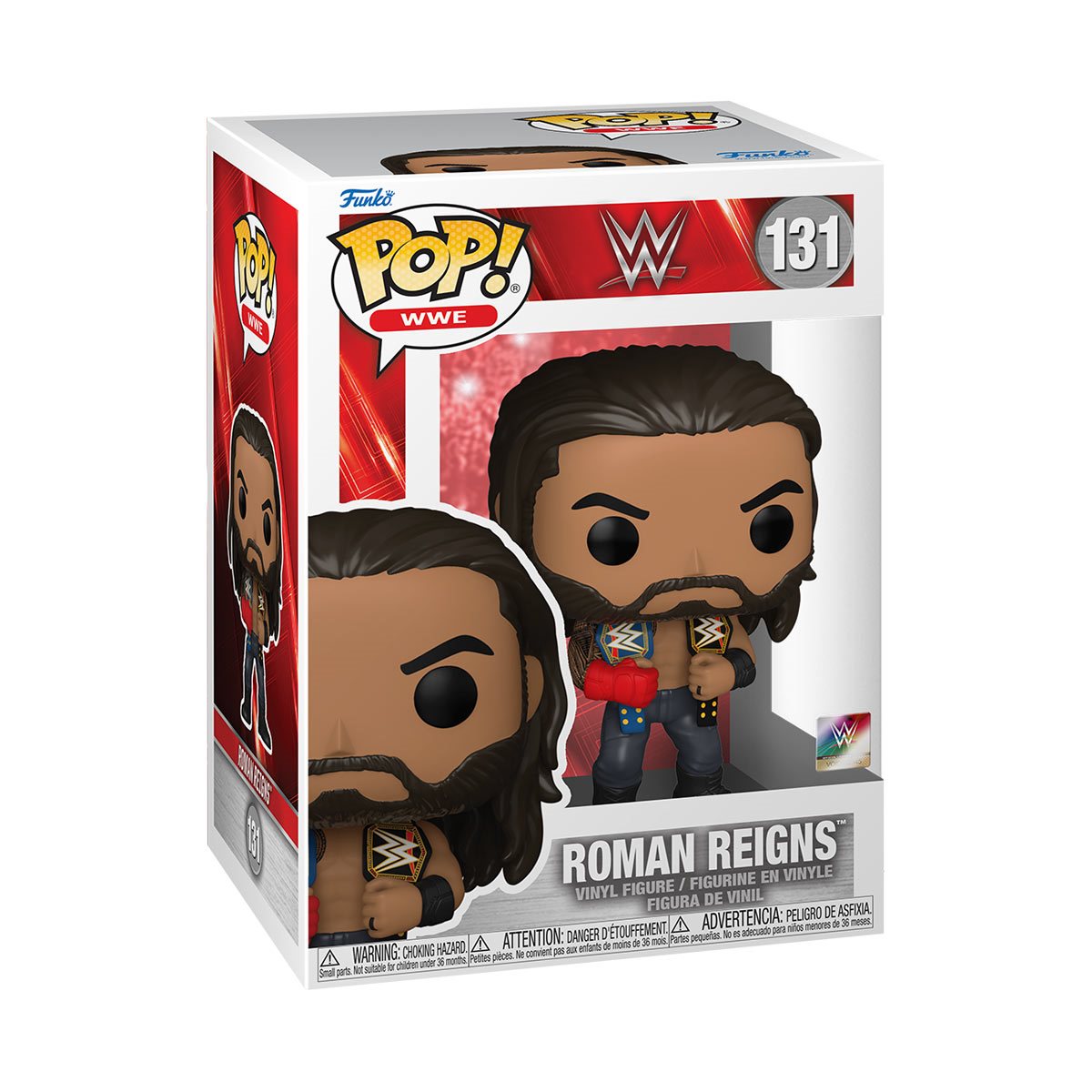 WWE Roman Reigns with Belts Funko Pop! Vinyl Figure #131