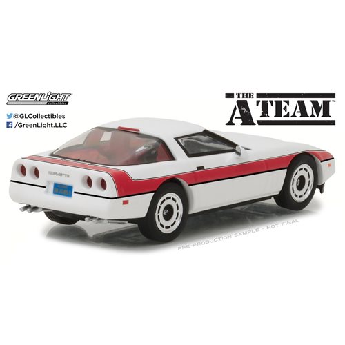 The A-Team (TV Series) 1:43 Scale 1984 Chevrolet Corvette C4