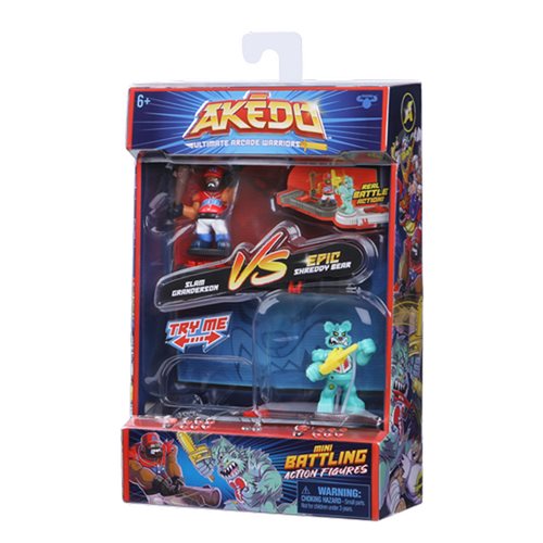 Akedo Ultimate Arcade Warriors Series 1 Random Versus Pack Case of 6