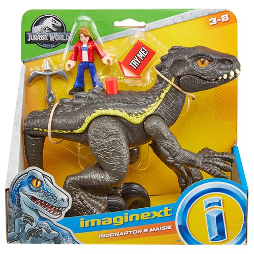 Jurassic World Imaginext Indoraptor and Maisie Set