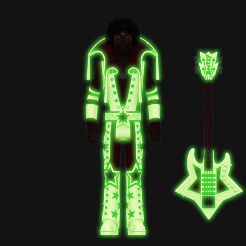 Bootsy Collins Glow-in-the-Dark 3 3/4-Inch ReAction Figure