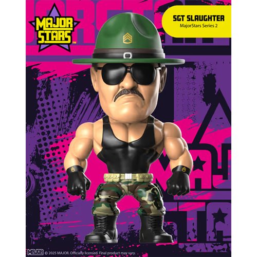 Major Stars Sgt. Slaughter 4-Inch Vinyl Figure