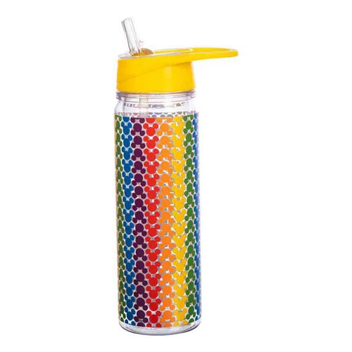Disney Mickey Mouse Rainbow 16oz. Water Bottle