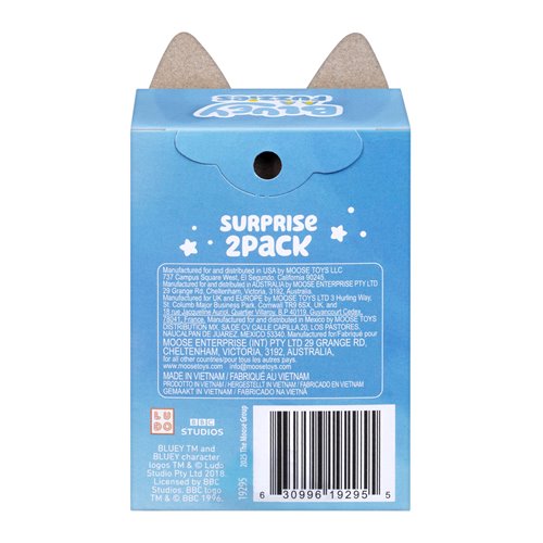 Bluey Fuzzies Series 14 Surprise Mini-Figure 2-Pack Case of 23