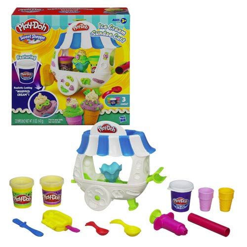 Play-Doh Sweet Shoppe Ice Cream Sundae Cart Playset