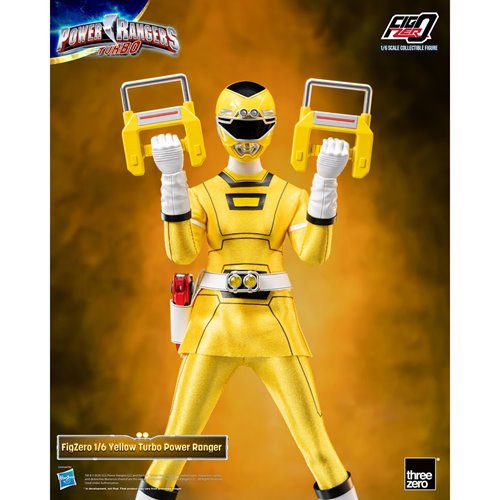 Power Rangers Turbo Yellow Turbo Power Ranger FigZero 1:6 Scale Action Figure