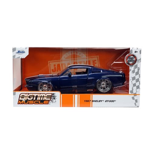 Bigtime Muscle 1967 Ford Mustang Shelby GT500 1:24 Scale Die-Cast Metal Vehicle