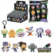 DC Comics Villains 3D Foam Bag Clip Random 6-Pack