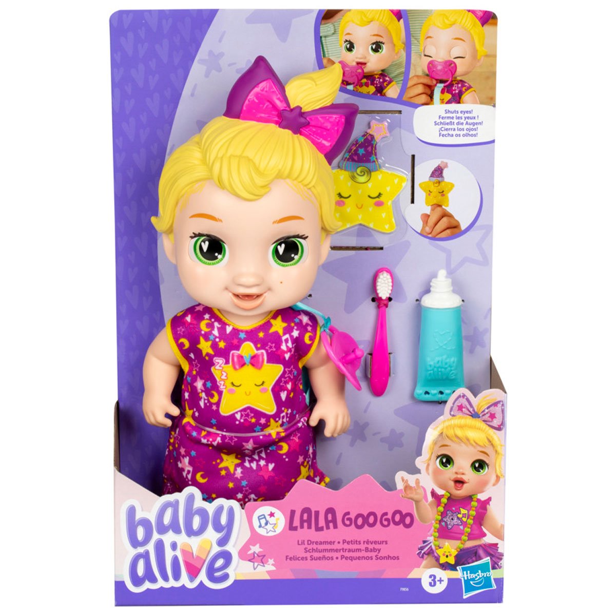 Baby Alive Lil Dreamer LaLa GooGoo Sleepy Baby Doll (Blonde)