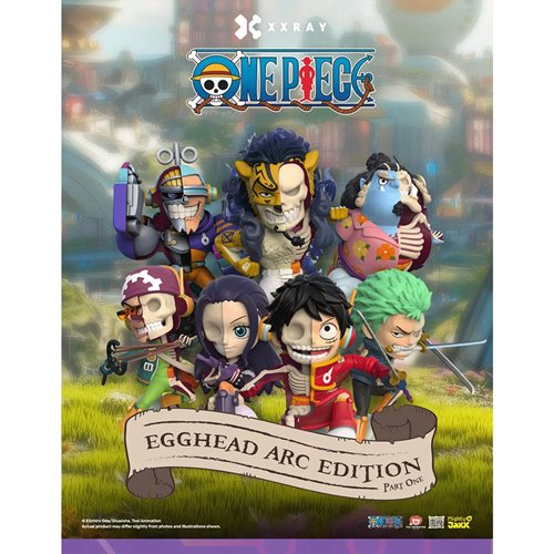 One Piece Series 9 Egghead Arc Edition Part 1 XXRAY Mini-Figure Display Tray of 6