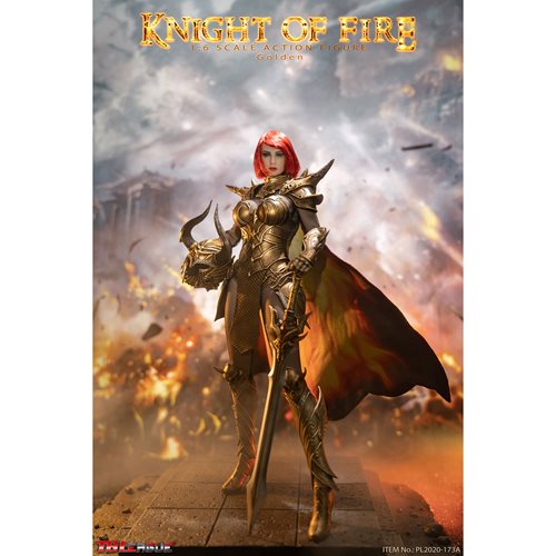 Knight of Fire Golden 1:6 Scale Action Figure