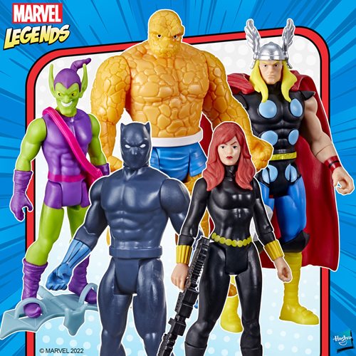 Marvel Legends Retro 375 Collection 3 3/4-Inch Action Figures Wave 6 Case of 8