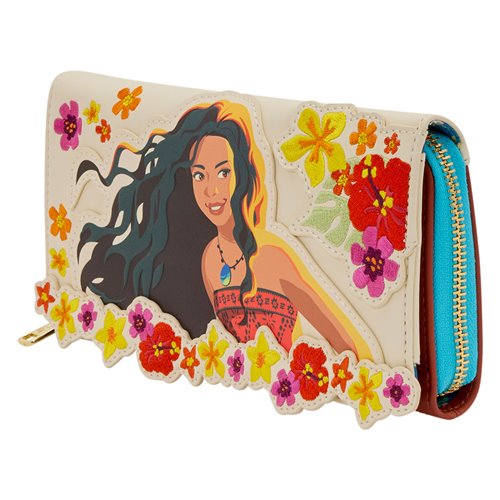 Moana Live Action Movie Zip Around Wallet