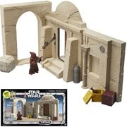 Star Wars The Vintage Collection Streets of Mos Eisley Playset with Jawa