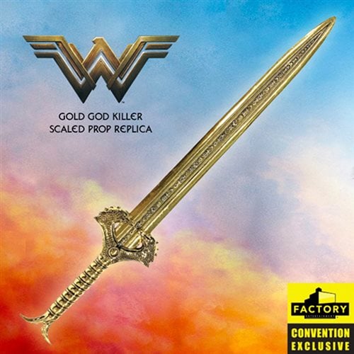 Wonder Woman Gold God Killer Sword Scaled Prop Replica - San Diego Comic-Con 2022 Exclusive
